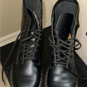 Dr. Martens Black Lace-Up Boots